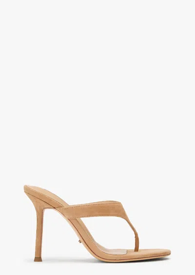 Tony Bianco Dynasty Wheat Suede In Brown