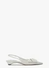 Tony Bianco Elijah Flat In White Hi Shine