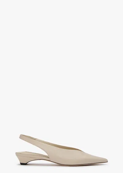 Tony Bianco Esmae Vanilla Nappa Flats