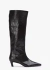 Tony Bianco Evysa Choc Croc In Choc Croc