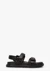 Tony Bianco Falcon Black Nappa Sandals In Black Nappa