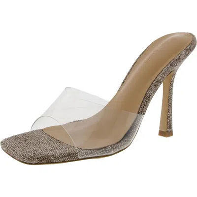 Tony Bianco Fame Womens Mixed Media Woven Heels In Multi