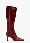 Tony Bianco Fantasy Bordeaux Nappa Calf Boots In Bordeaux Nappa