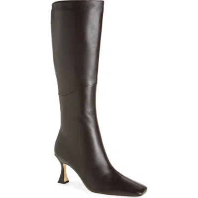 Tony Bianco Fantasy Heeled Boot In Chocolate Nappa