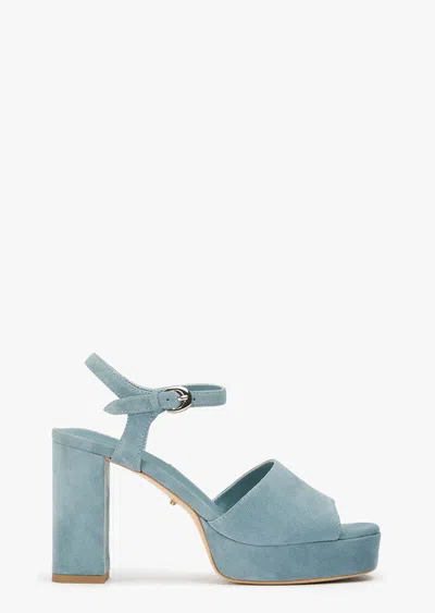 Tony Bianco Farrah Denim Suede In Blue