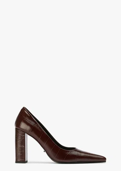 Tony Bianco Fifi Vino Croco