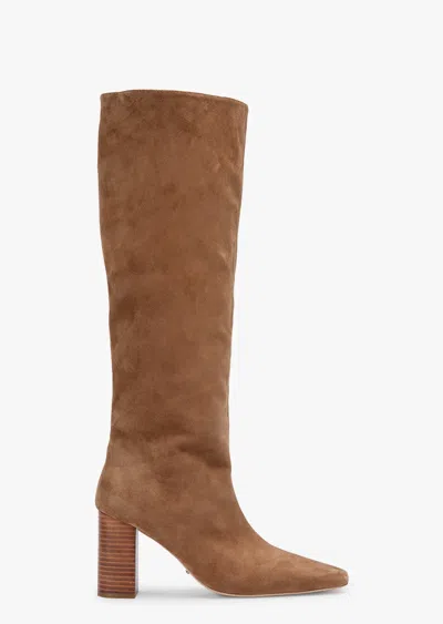 Tony Bianco Flex Taupe Suede
