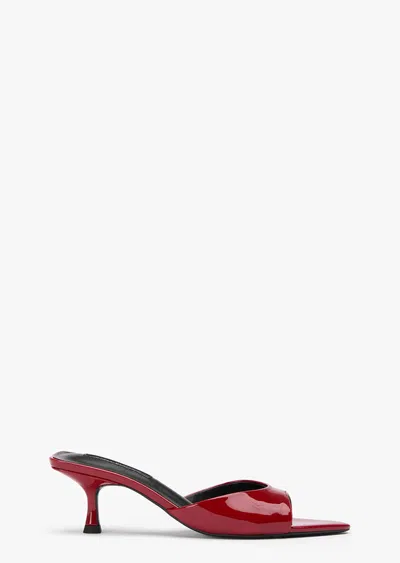 Tony Bianco Fluke Scarlet Patent In Red