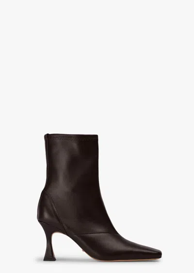 Tony Bianco Fomo Chocolate Nappa Ankle Boots