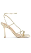 Tony Bianco Franci Sandal In Gold Nappa Metallic