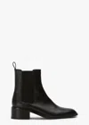 Tony Bianco Fremont Black Como Ankle Boots In Black Como
