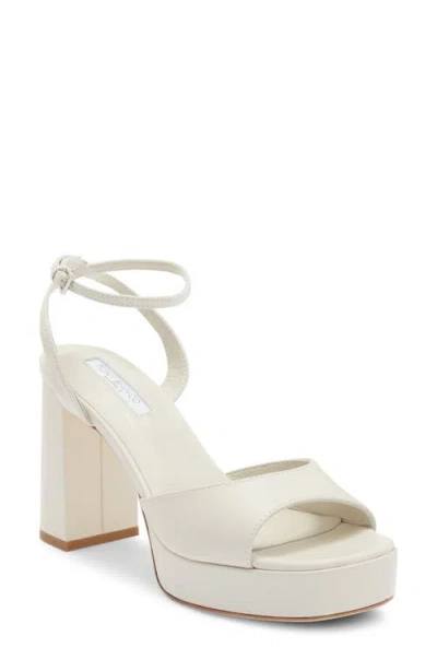 Tony Bianco Freya Ankle Strap Slide Sandals In White