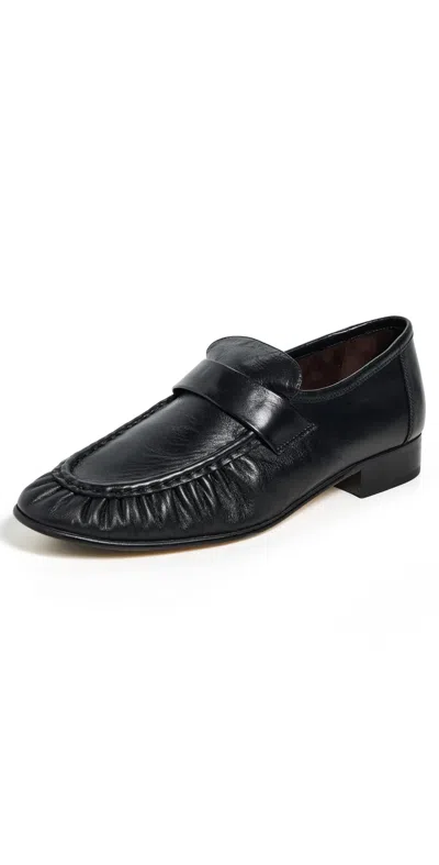 Tony Bianco Gatsby Loafers Black Venice In Animal Print