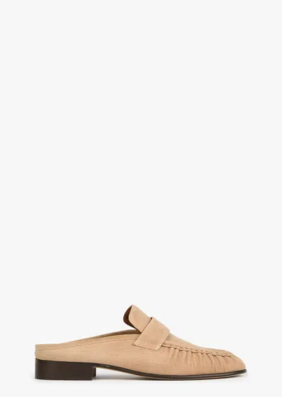 Tony Bianco Glacier Wheat Suede In Brown