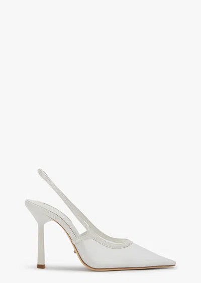 Tony Bianco Glide White Nylon