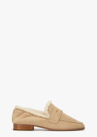 Tony Bianco Gloria Stone Suede/shearling