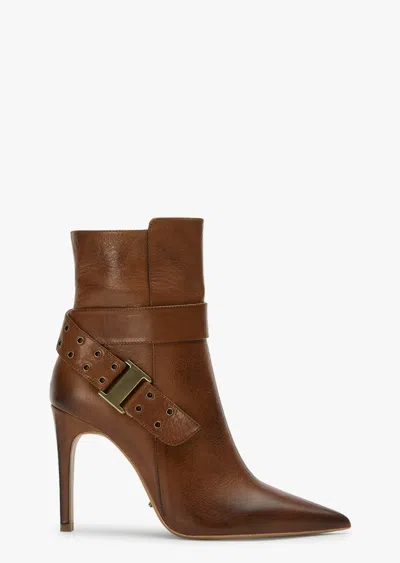 Tony Bianco Grace Cognac Vintage Ankle Boots