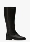 Tony Bianco Greta Black Como Calf Boots In Black Como
