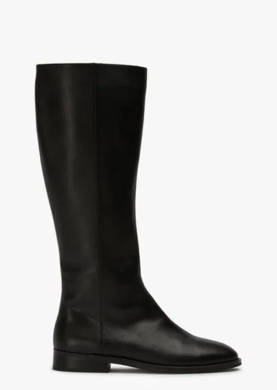 Tony Bianco Greta Black Como Calf Boots