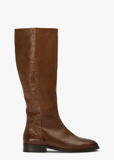 Tony Bianco Greta Cognac Vintage Calf Boots