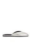 Tony Bianco Harry Flat In Metallic Silver