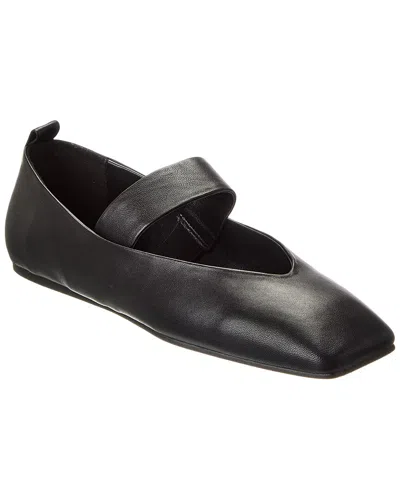 Tony Bianco Hawaii Leather Ballet Flat In Black Nappa