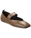 Tony Bianco Hawaii Leather Ballet Flat In Brown
