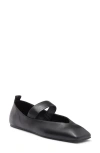 Tony Bianco Hawaii Mary Jane Flat In Black Nappa