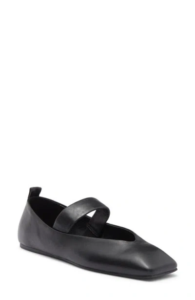 Tony Bianco Hawaii Mary Jane Flat In Black Nappa