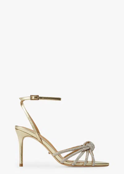 Tony Bianco Helena Gold Nappa Metallic Heels