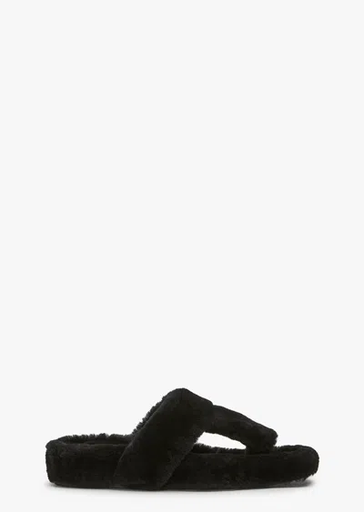 Tony Bianco Hush Black Fur