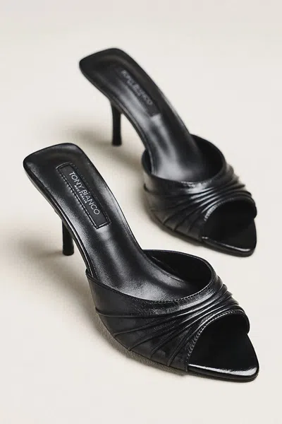 Tony Bianco Hype Peep-toe Mules In Black