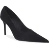 Tony Bianco Imogen Pointed Toe Pump In Black Suede