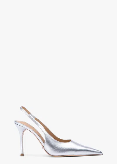 Tony Bianco Ivy Silver Nappa Metallic