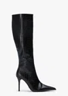 Tony Bianco Izia Black Croc In Black Croc