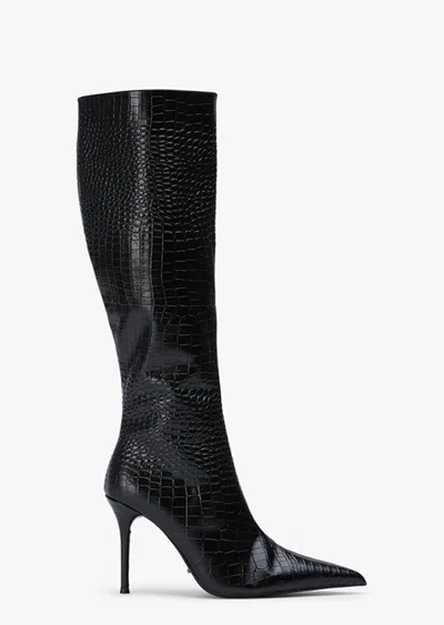 Tony Bianco Izia Black Croc