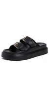 Tony Bianco Jagger Sandals Black Nappa In Black Nappa