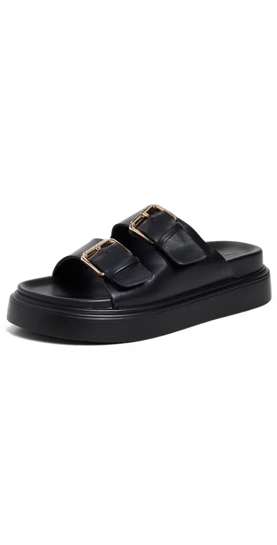 Tony Bianco Jagger Sandals Black Nappa