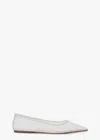 Tony Bianco Marvel Flat In White Nylon