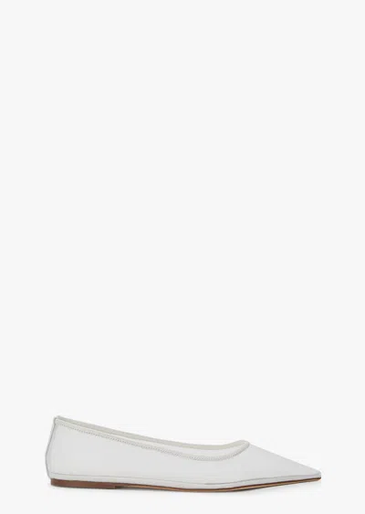 Tony Bianco Marvel Flat In White Nylon
