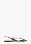 Tony Bianco Javier Silver Shine Flats In Silver Shine