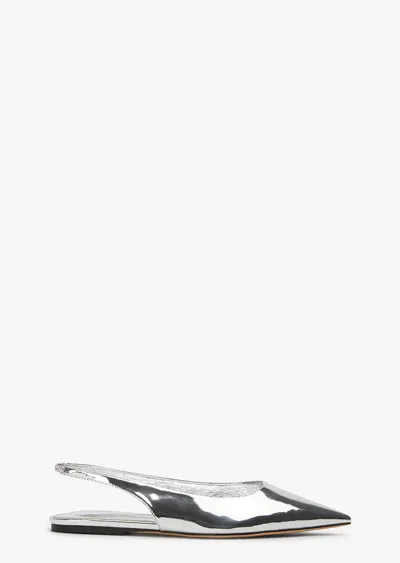 Tony Bianco Javier Silver Shine Flats