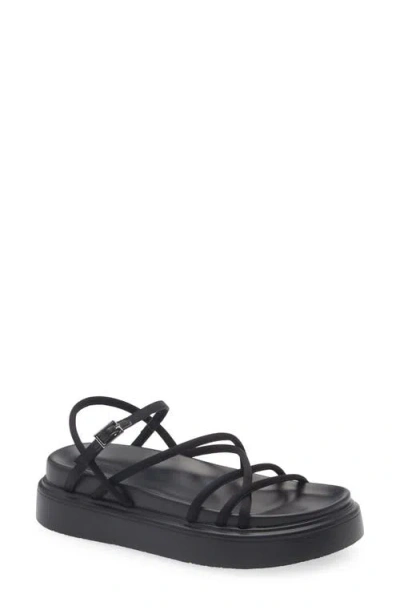 Tony Bianco Jett Strappy Platform Sandal In Black