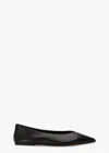 Tony Bianco Joop Black Nappa Flats In Black Nappa
