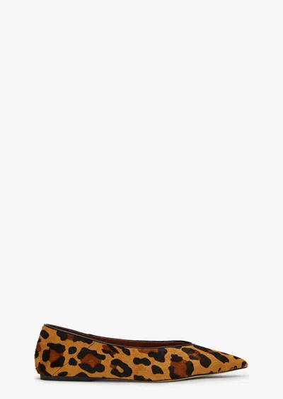 Tony Bianco Joop Leopard Pony Flats
