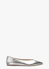 Tony Bianco Joop Silver Shimmer Flats In Silver Shimmer