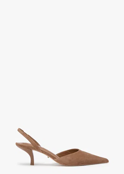 Tony Bianco Juliette Taupe Suede In Brown
