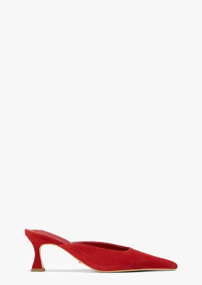 Tony Bianco Juniper Red Suede