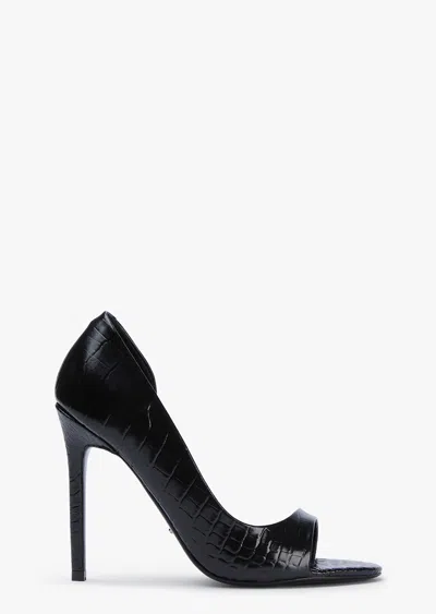 Tony Bianco Kiara Black Croc