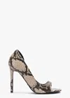 Tony Bianco Kiara Ecru Snake In Ecru Snake